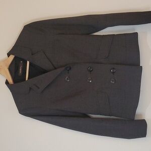 Sandwich Gray Casual Contemporary Double breasted Blazer size 38